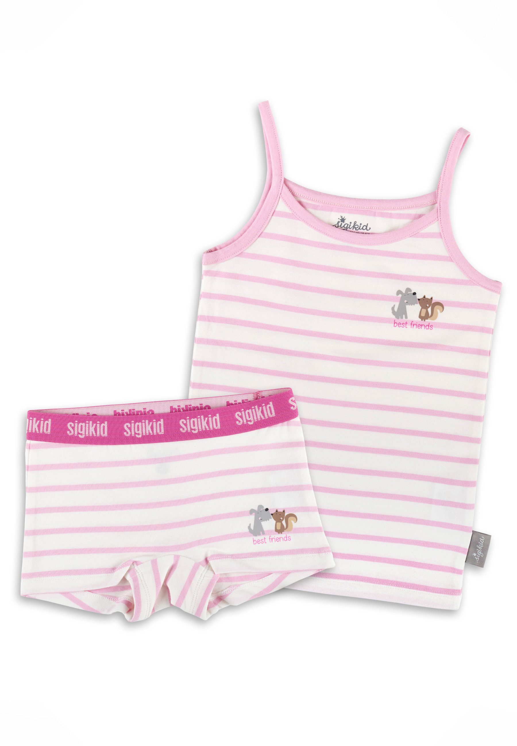 Sigikid Unterhemd Kinderunterwäsche Unterwäsche Set (2-St) rosa