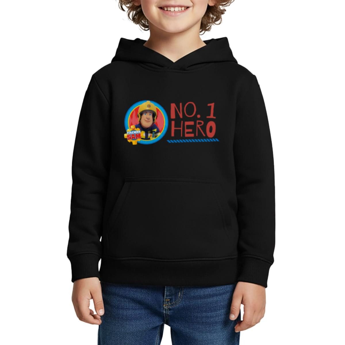 Hoodie Feuerwehrmann Sam™ No. 1 Hero Kinder Premium Hoodie