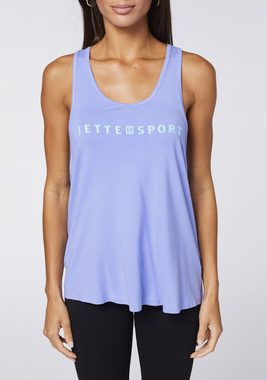 JETTE SPORT Tanktop im locker geschnittenen Print-Design