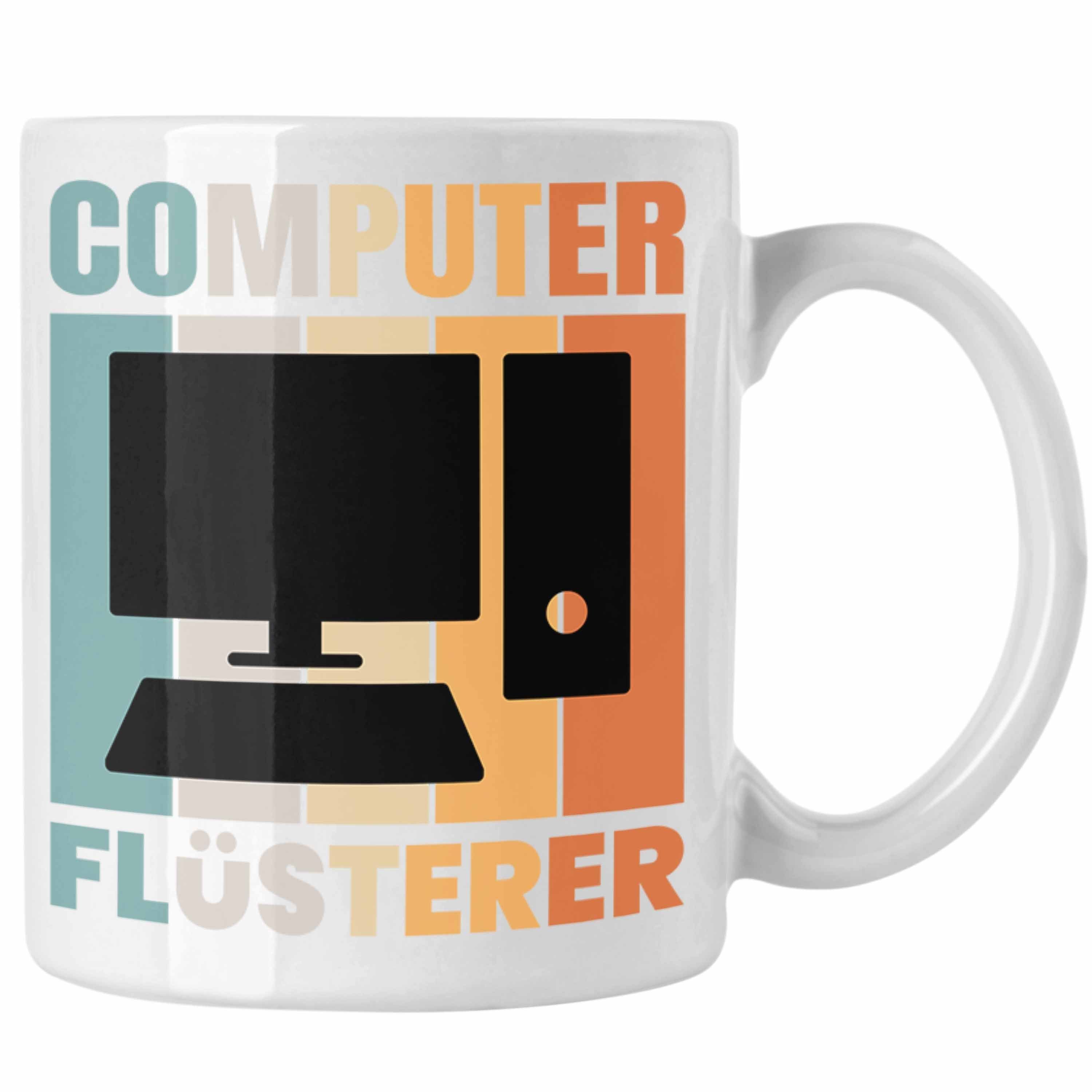Tasse Trendation - IT Computer Nerd Flüsterer Informatiker Tasse Lustig Gesc