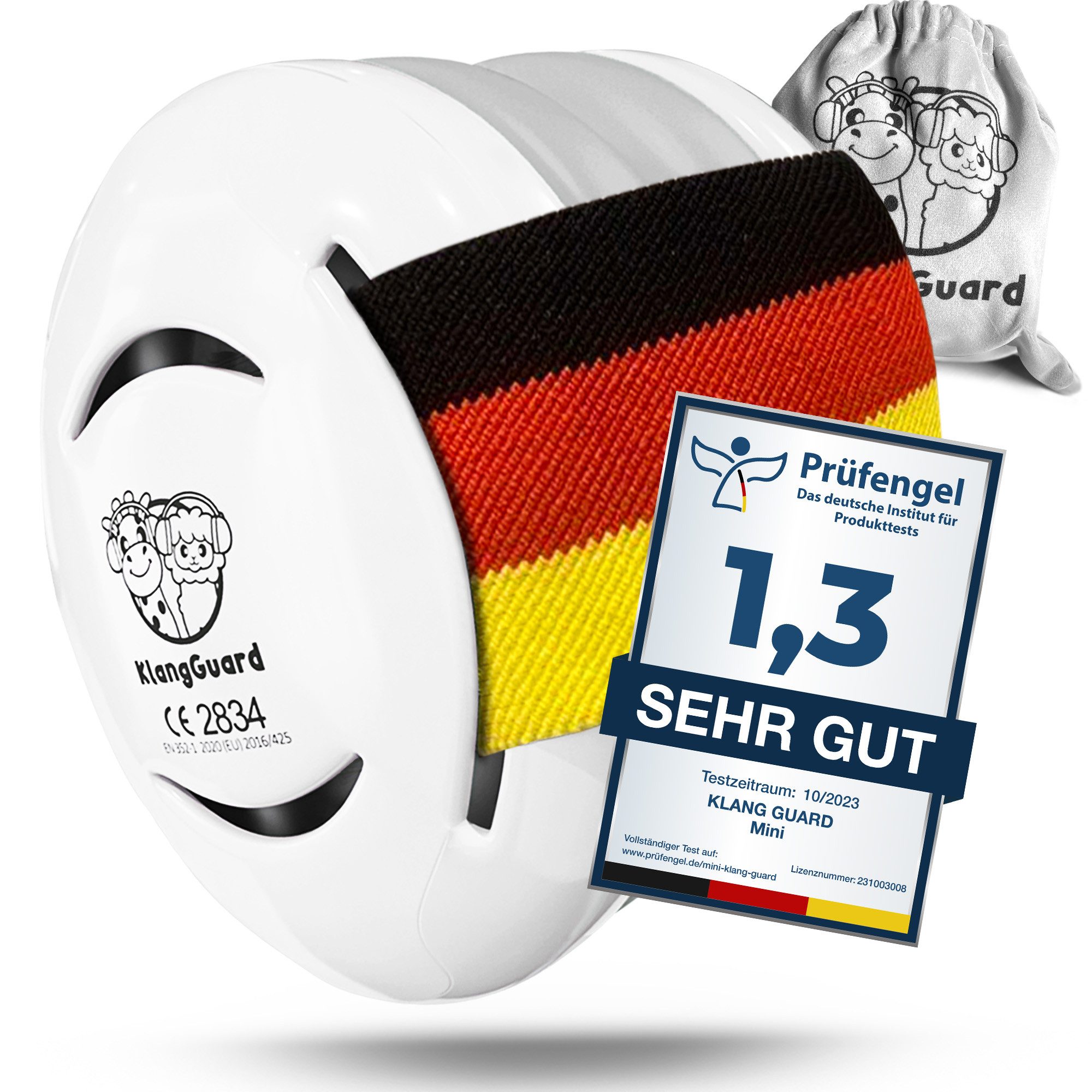 Kapselgehörschutz Mini® für Babys und Kleinkinder - Fan Edition - Gehörschutz Baby