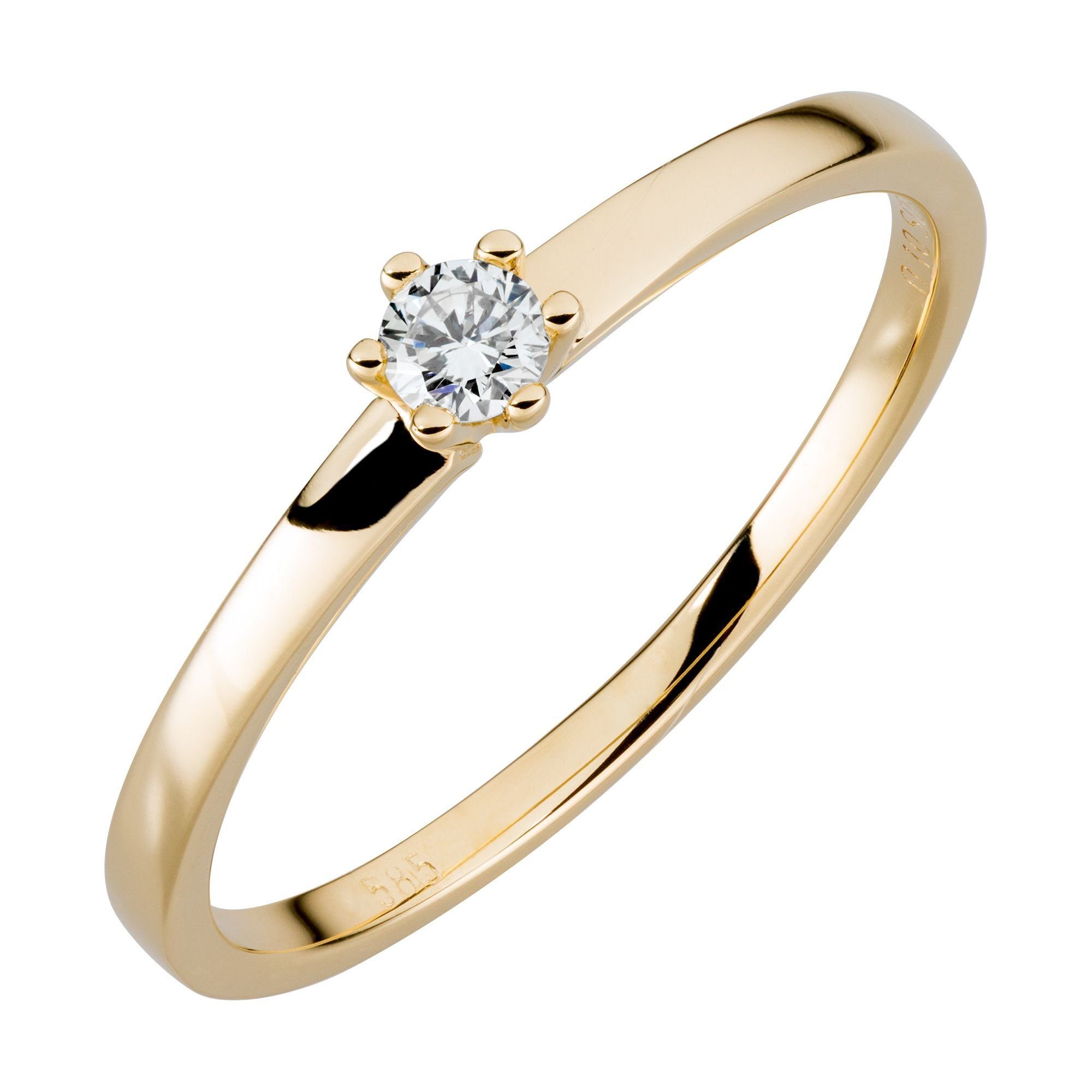 Orolino Fingerring Gold 585 mit natürlichem günstig online kaufen