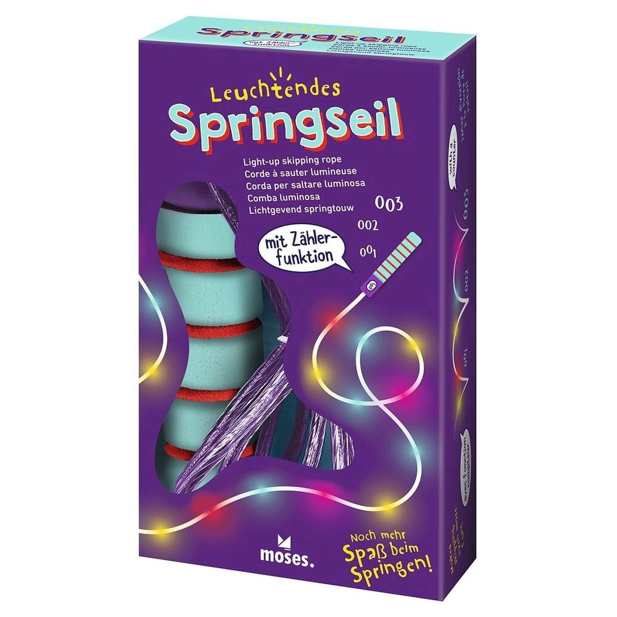 Moses. Verlag Springseil Leuchtendes Springseil mit Zählerfunktion LED verstellbar
