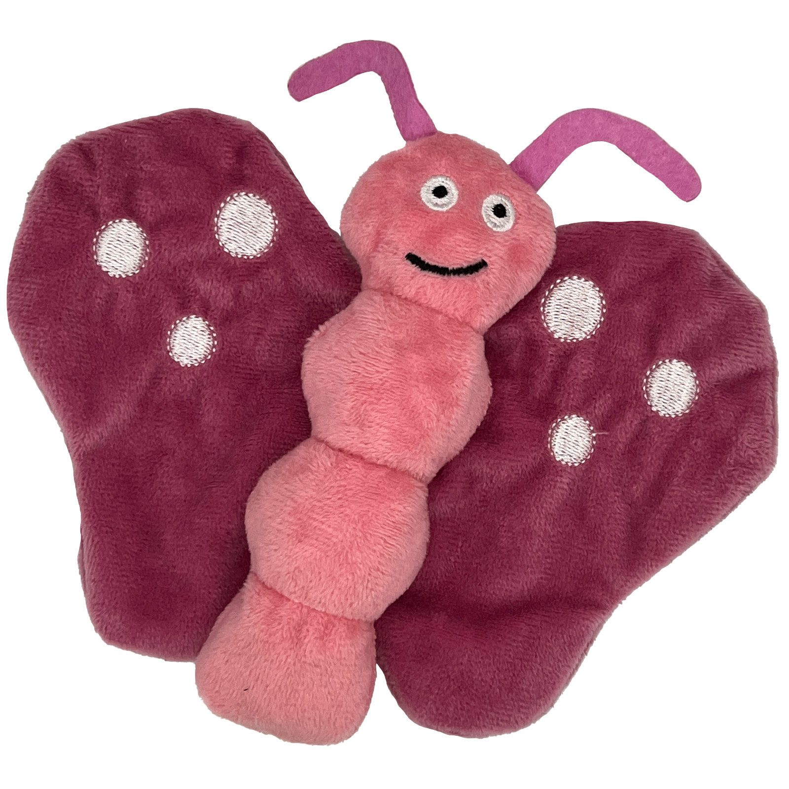 Aumüller Tierkuscheltier Katzenspielzeug Schmetterling Viola, Plüschtier zum Schmusen