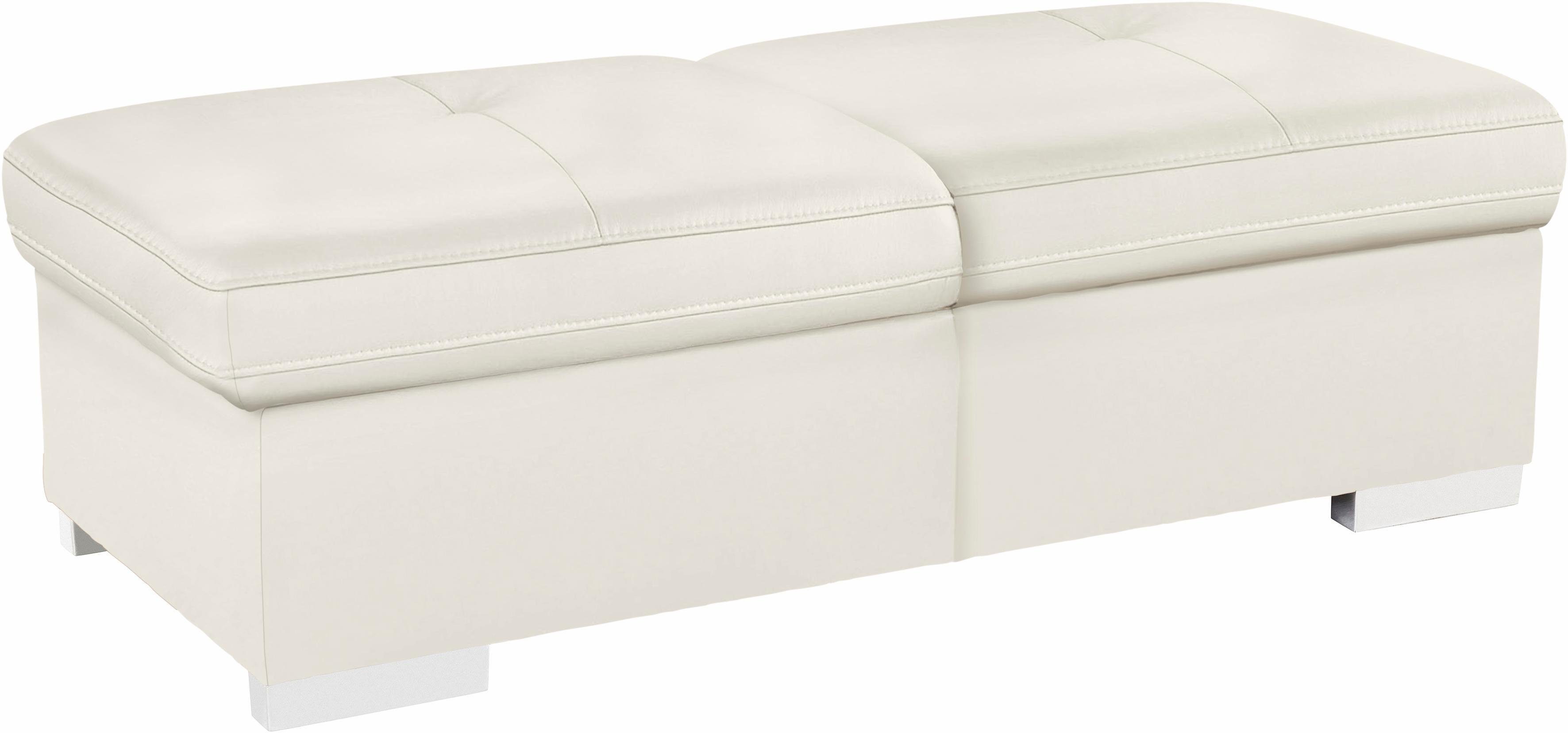exxpo - sofa fashion Hocker Spring Bankhocker, guter Sitzkomfort und tolle Verarbeitungsdetails, aus Luxus-Microfaser +Simply Clean - für besonders einfache Reinigung!