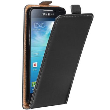CoolGadget Handyhülle Flip Case Handyhülle für Samsung Galaxy S4 Mini 4,2 Zoll, Hülle Klapphülle Schutzhülle für Samsung S4 Mini Flipstyle Cover