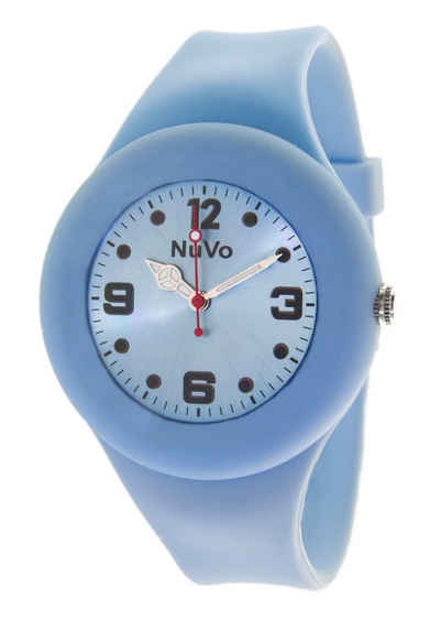 Nuvo Quarzuhr Moderne Unisex Armbanduhr mit analoger Anzeige