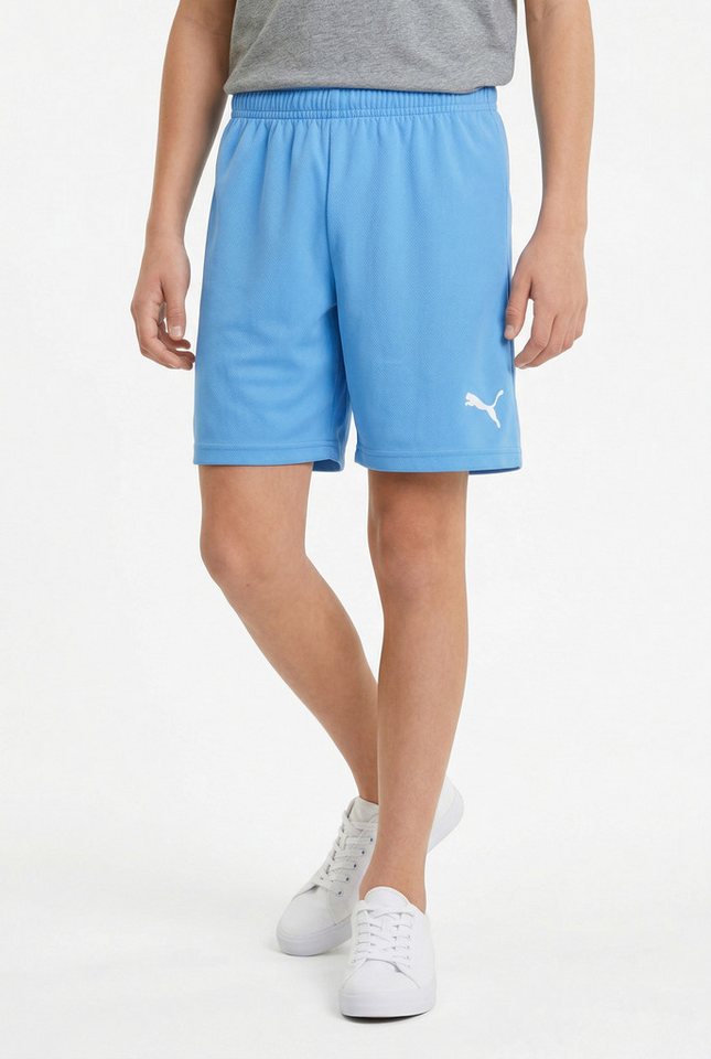 PUMA Trainingsshorts TEAMRISE SHORT JR aus Netzmaterial, mit DryCELL Technologie, kniefreier Schnitt