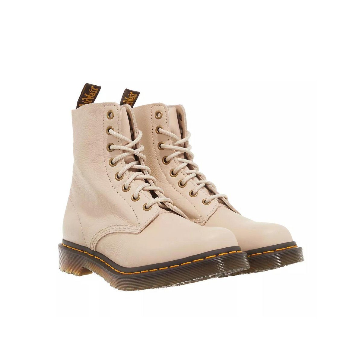 DR. MARTENS beige Schnürstiefelette (1-tlg)