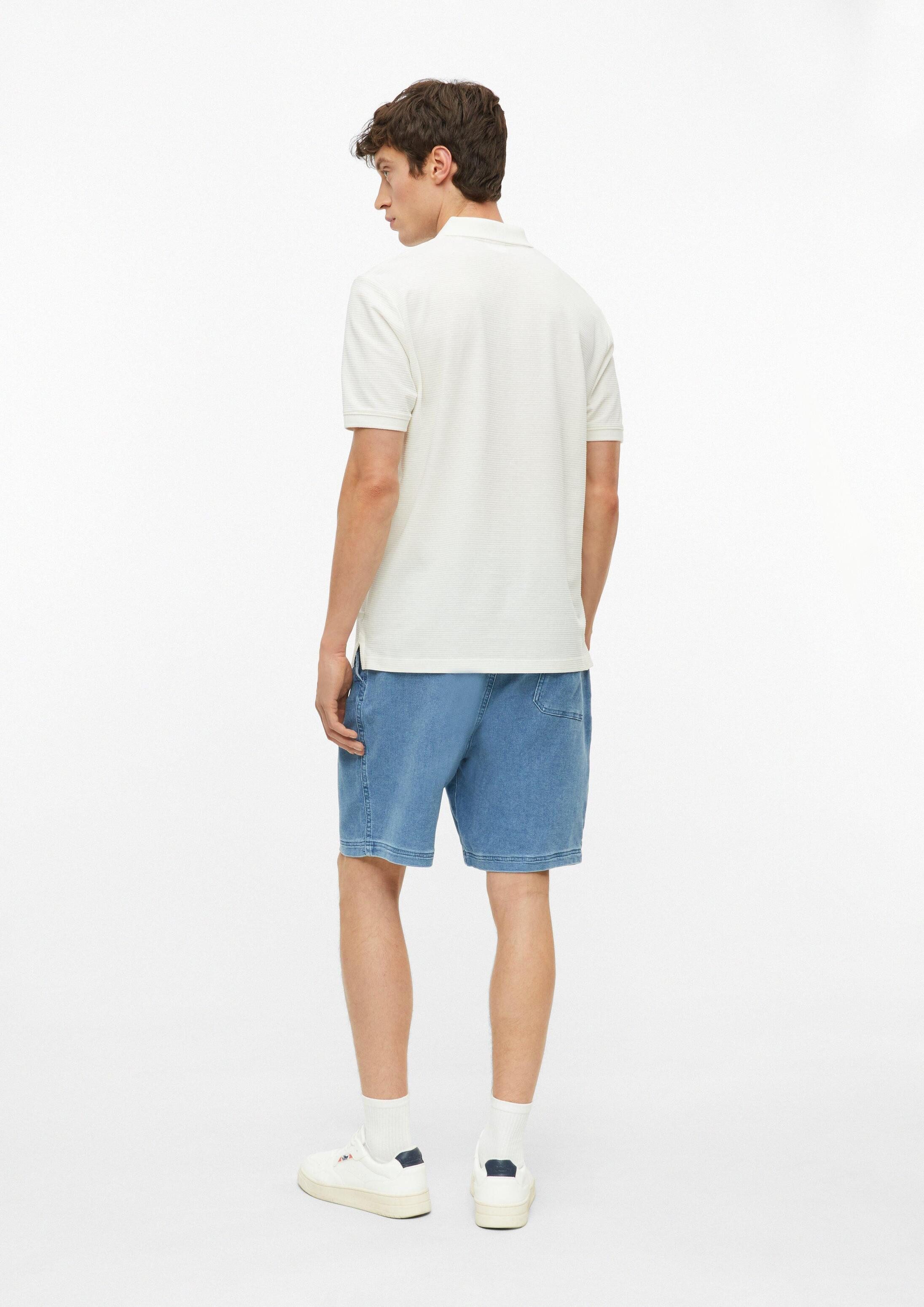 s.Oliver Kurzarmshirt Polo-Shirt Poloshirt mit Strukturstreifen