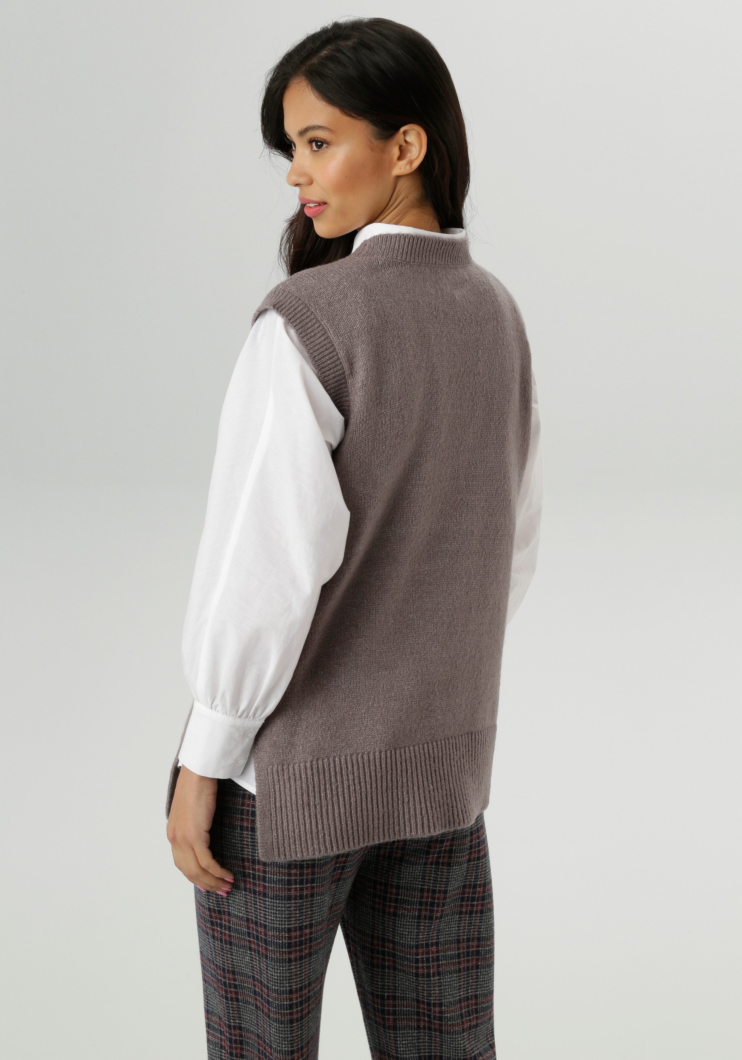 Aniston SELECTED Pullunder im lässig angesagten Style günstig online kaufen