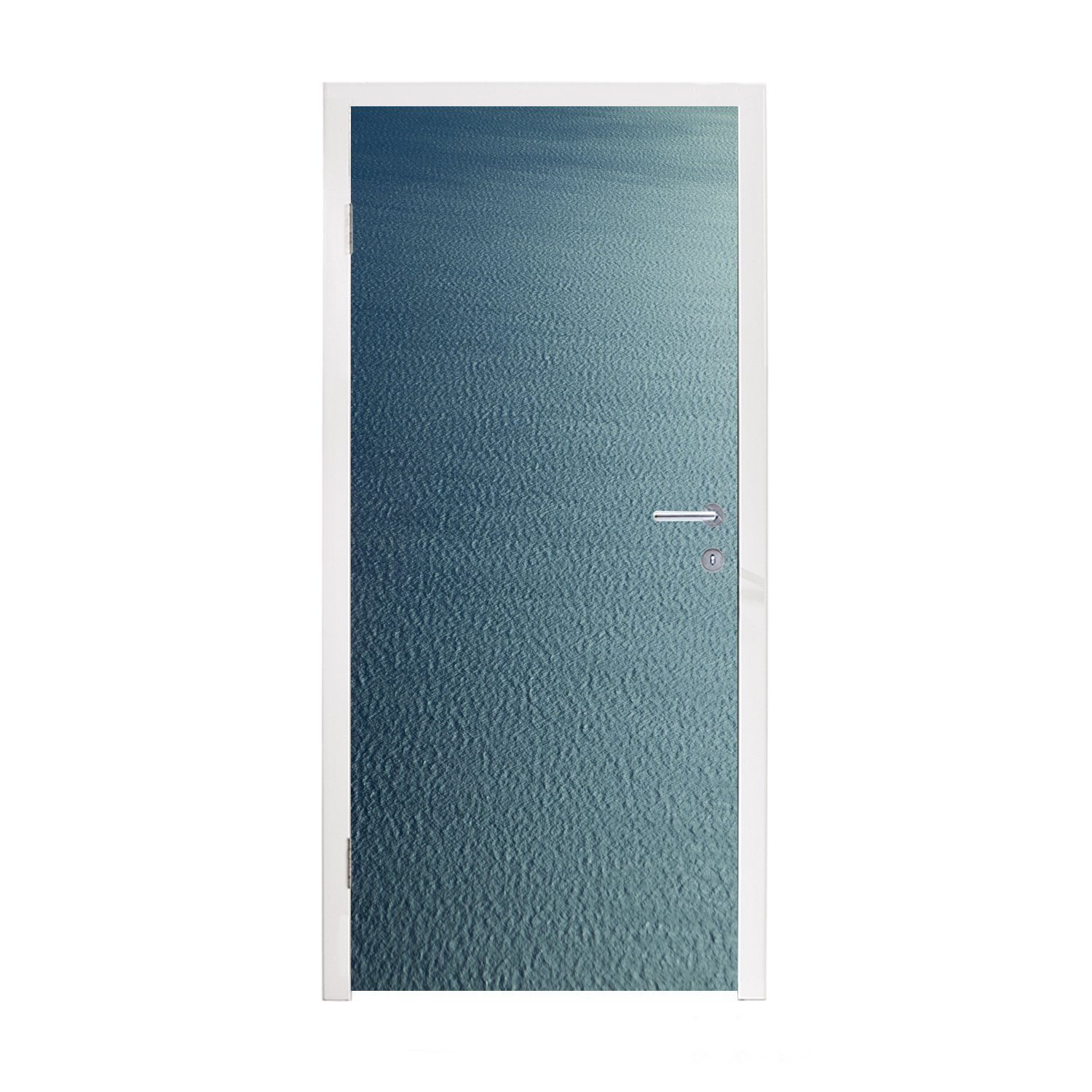 MuchoWow Türtapete Meer - Blau - Wellen, Matt, bedruckt, (1 St), Fototapete für Tür, Türaufkleber, 75x205 cm