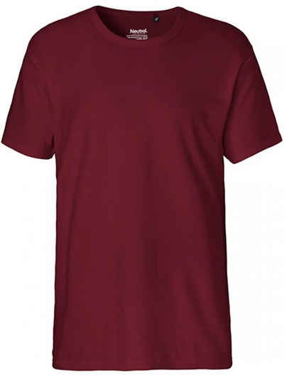 Neutral Rundhalsshirt Herren Interlock T-Shirt / 100% Fairtrade Baumwolle
