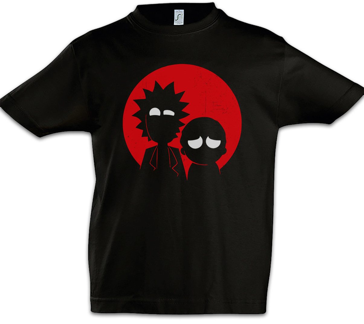 Print-Shirt R and M Kinder T-Shirt Rick Sanchez Beth And Smith Adventures Comic