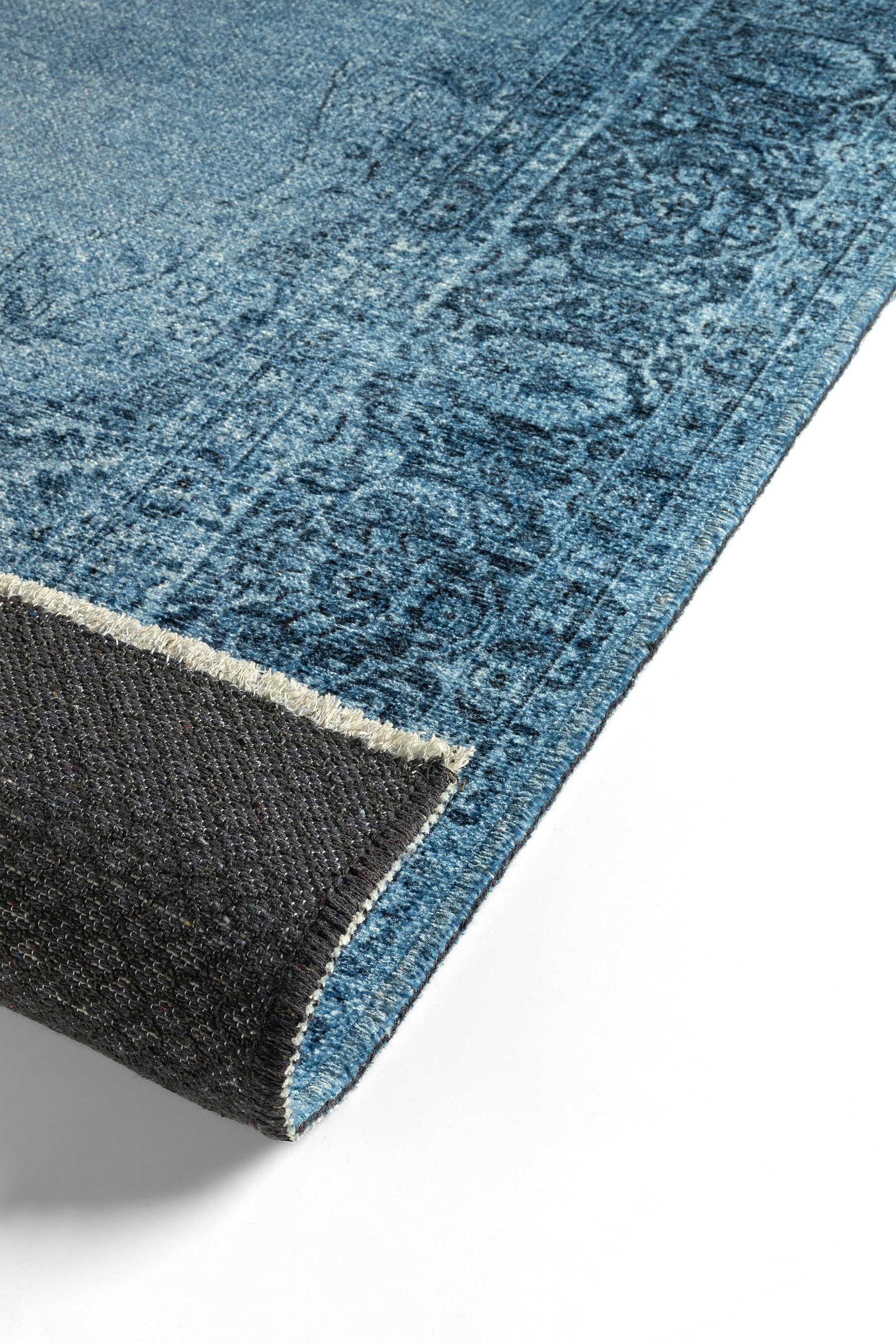 Tesso Living Designteppich MARYLOU, Teppich im Vintage Look, orientalisches Muster, BOHO, rechteckig, Wohnzimmerteppich mehrfarbig, Print, waschbar & rutschfest – Bild 4 von 5