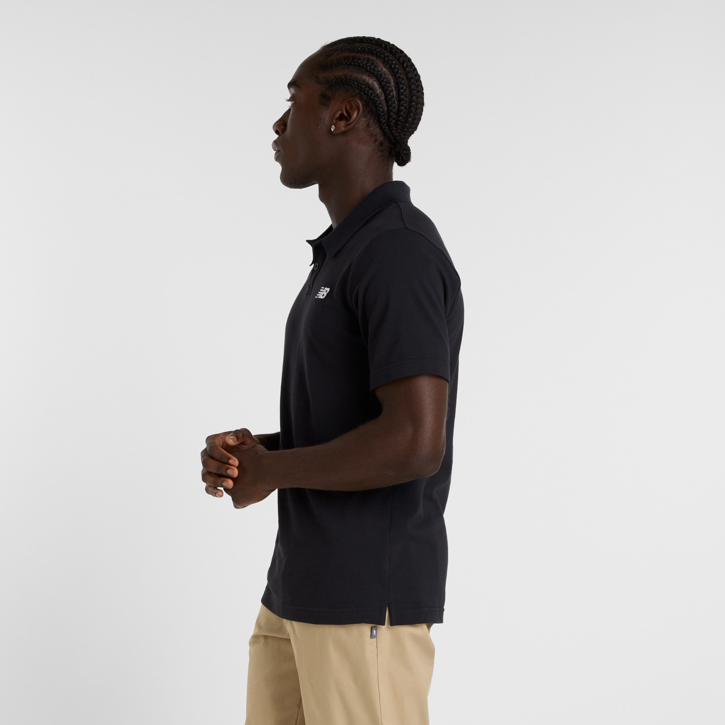 New Balance Poloshirt Cotton Pique Polo mit Polokragen, Kurzarm, aus Baumwolle und Polyester