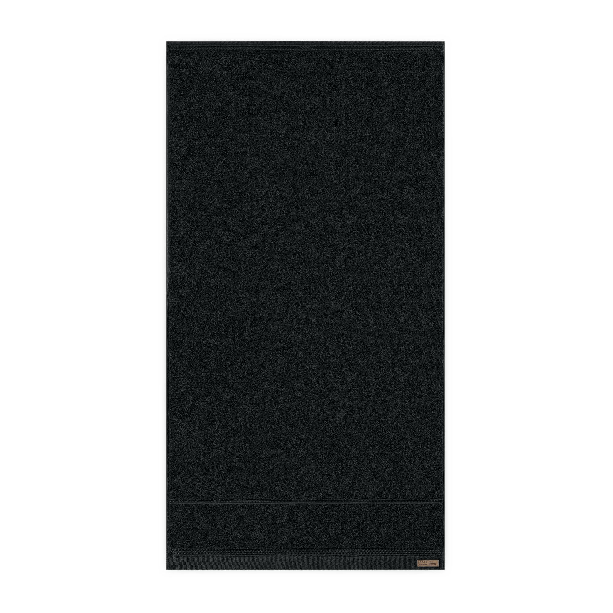 Zwoltex Handtücher 650g/m² dickes Badetuch weich saugstark Baumwolle Schwarz, (GOTS Bio Baumwolle OEKO-TEX zertifiziert Badetuch 100x150), Besonders weiche Haptik sorgt für angenehmes Hautgefühl