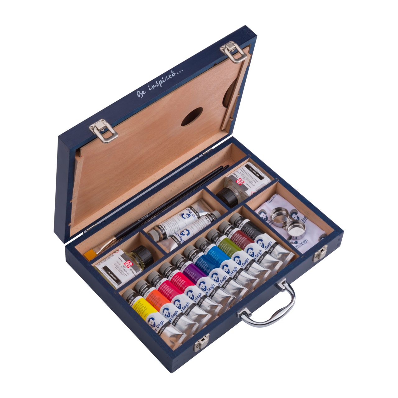 Thumbnail - Talens Farbkasten Van Gogh Ölfarben-Starterbox XL, 12 x 40 ml + Zubehör