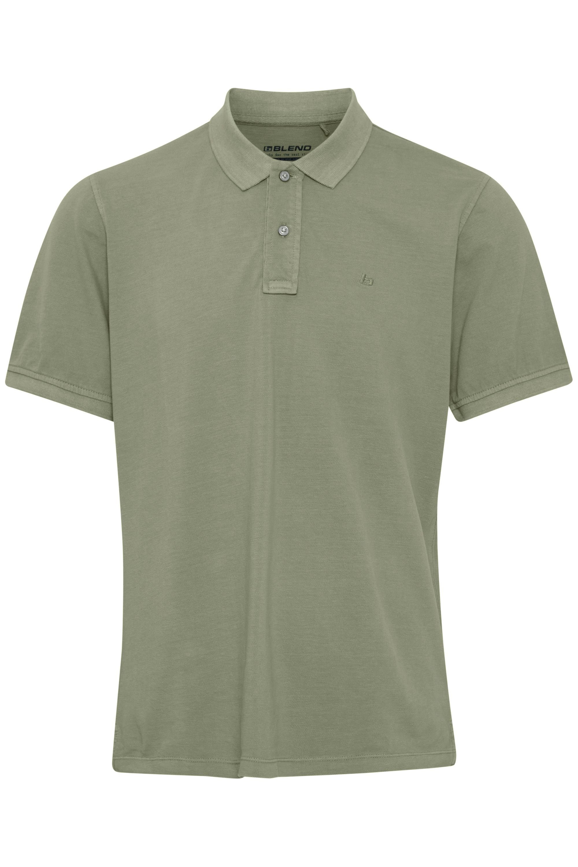 Oil - polo Poloshirt BLEND 20715297 Blend BHEdington Green