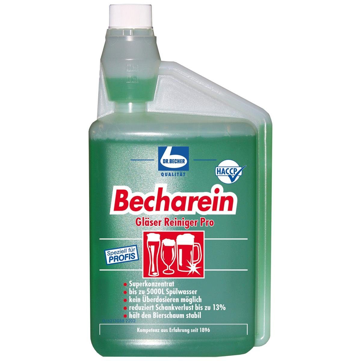 Dr. Becher Dr. Becher Becharein Стекло Reiniger Dosierkammerflasche 1L (1er Pack) Glasreiniger