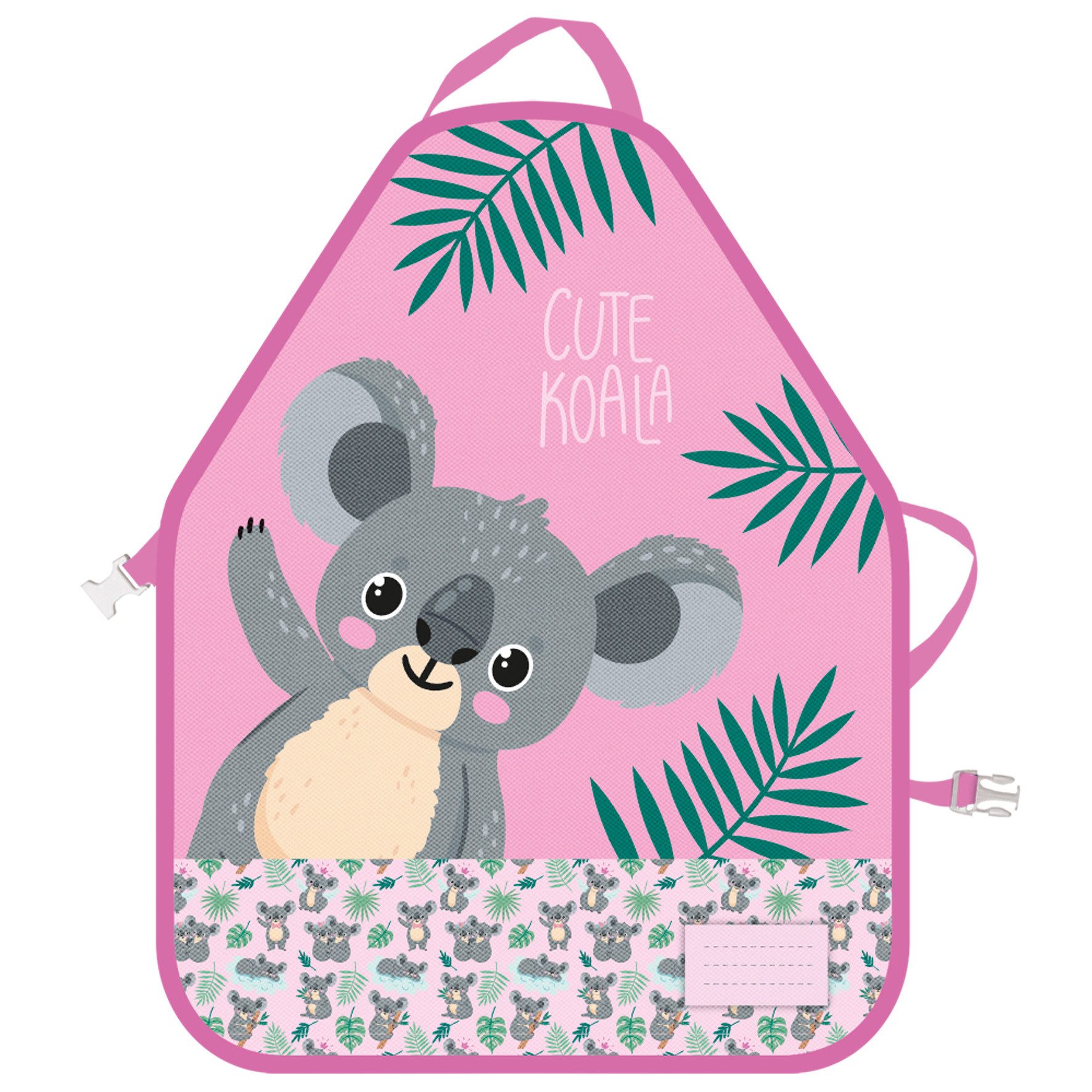 DERFORM Malschürze Kinder Motiv Koala Bastelschürze Schürze Kinderschürze Werkschürze