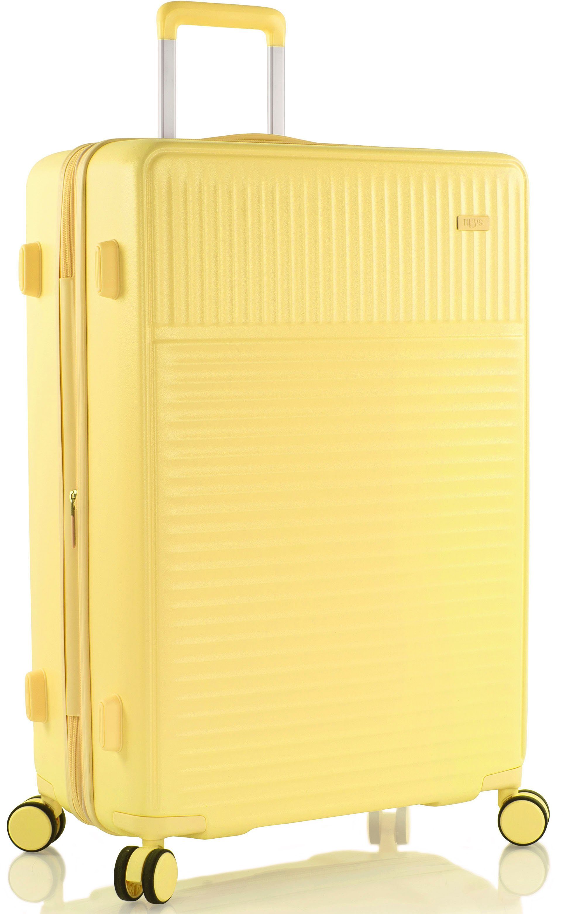 Heys Hartschalen-Trolley Pastel, 76 cm, 4 Rollen, Hartschalen-Koffer Reisegepäck TSA Schloss Volumenerweiterung