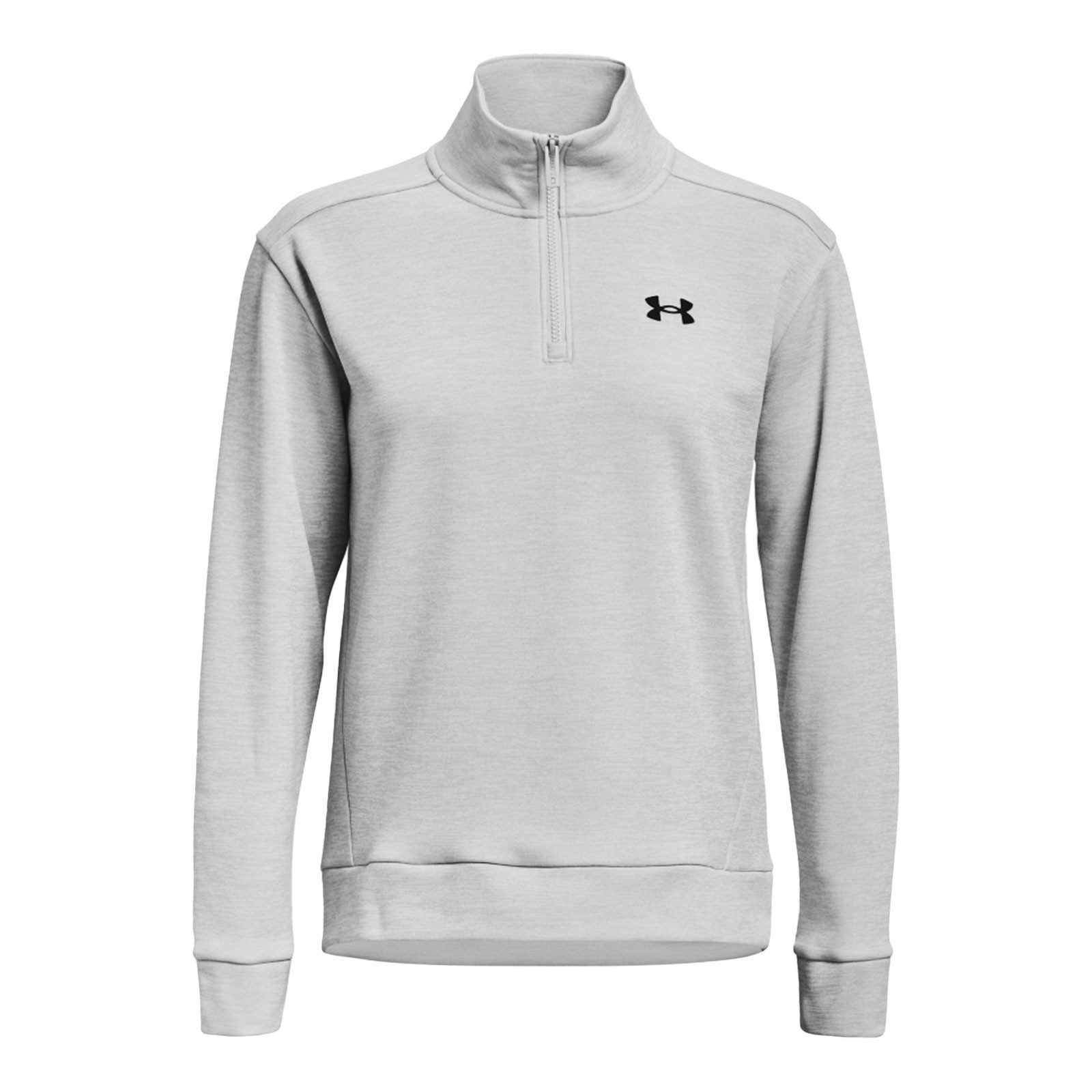 Under Armour® Stehkragenpullover Armour Fleece® Hoodie mit ¼ Zip mit Markenlogo