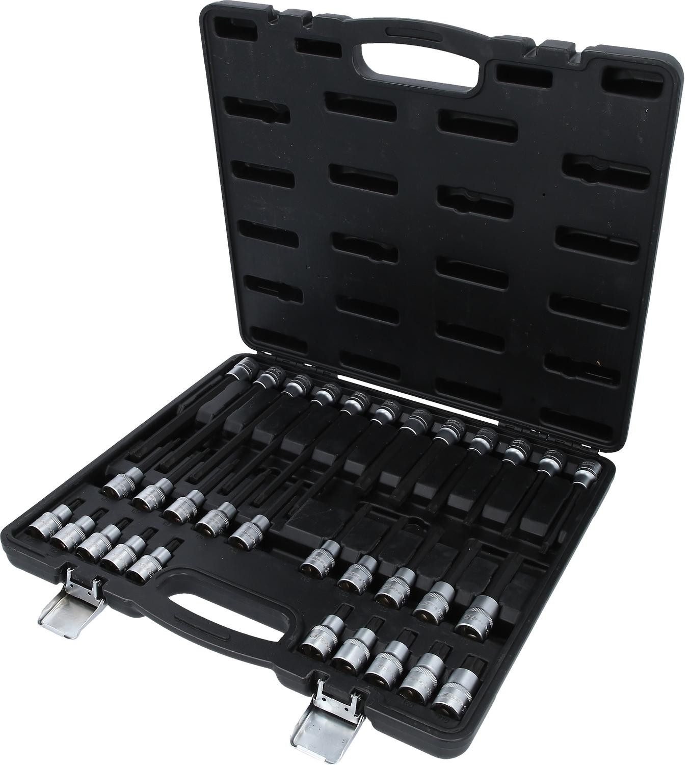 Bohrer- und Bitset 1/2" Bit-Stecknuss-Satz für Torx® Schrauben, 32-tlg