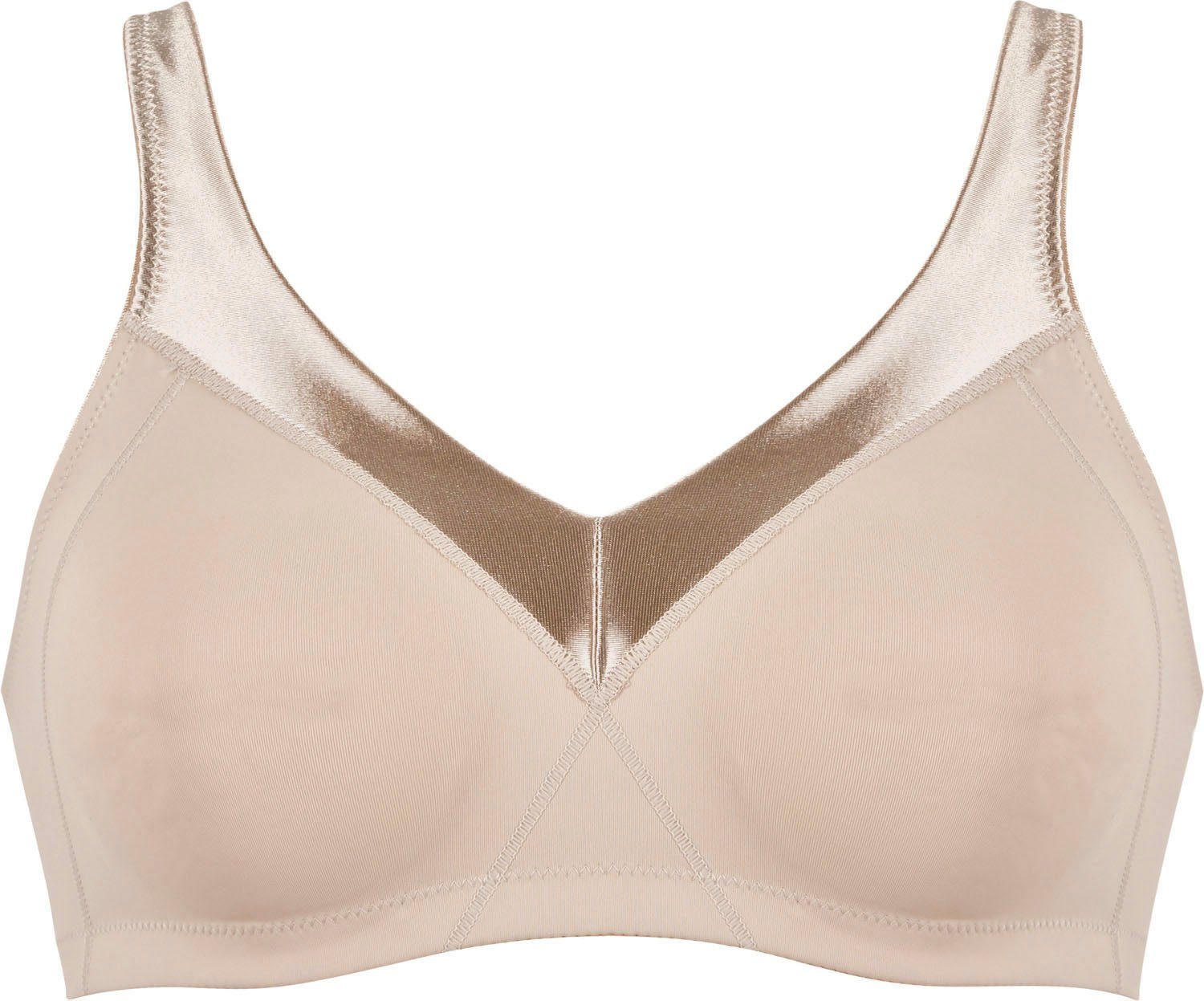 B-E, Soft-BH Solutions Minimizer-BH Cup beige Bügel Naturana light Minimizer ohne mit Glanzband,