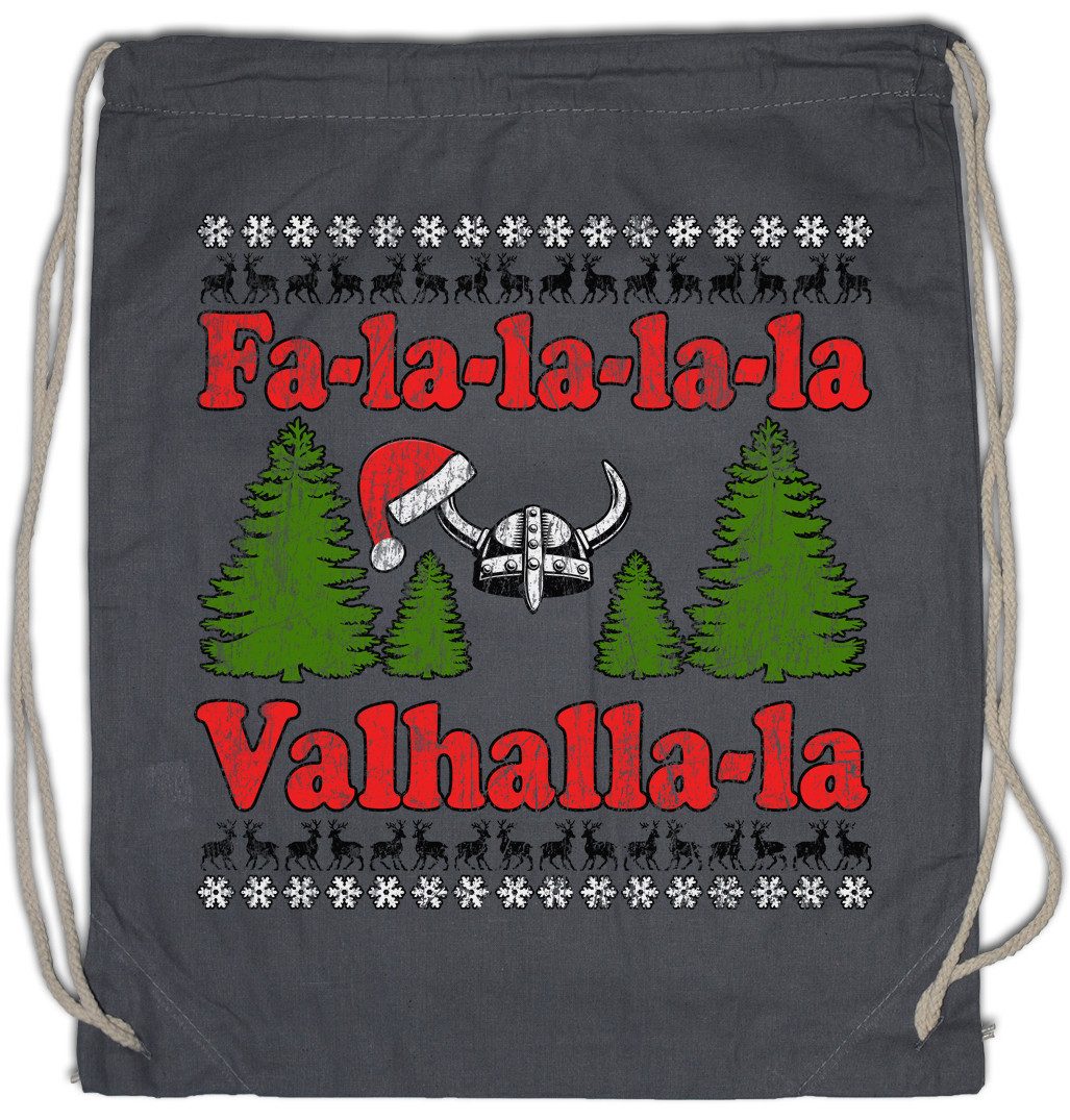 Turnbeutel Valhalla-la Turnbeutel Vikings Julfest Wintersonnenwende Odhin X-Mas