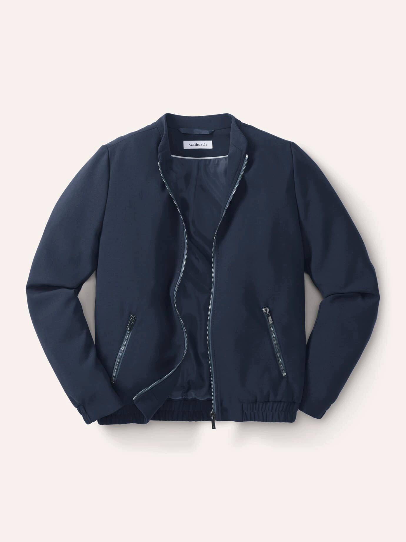 Walbusch Blouson Damen Kofferblouson Reverskragen, Reverskragen