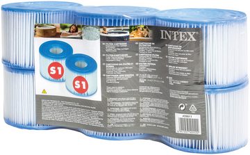 Intex Whirlpool »Greywood Deluxe«, (Set), inkl. PureSPA Filterkartusche Typ S1, 6er Pack