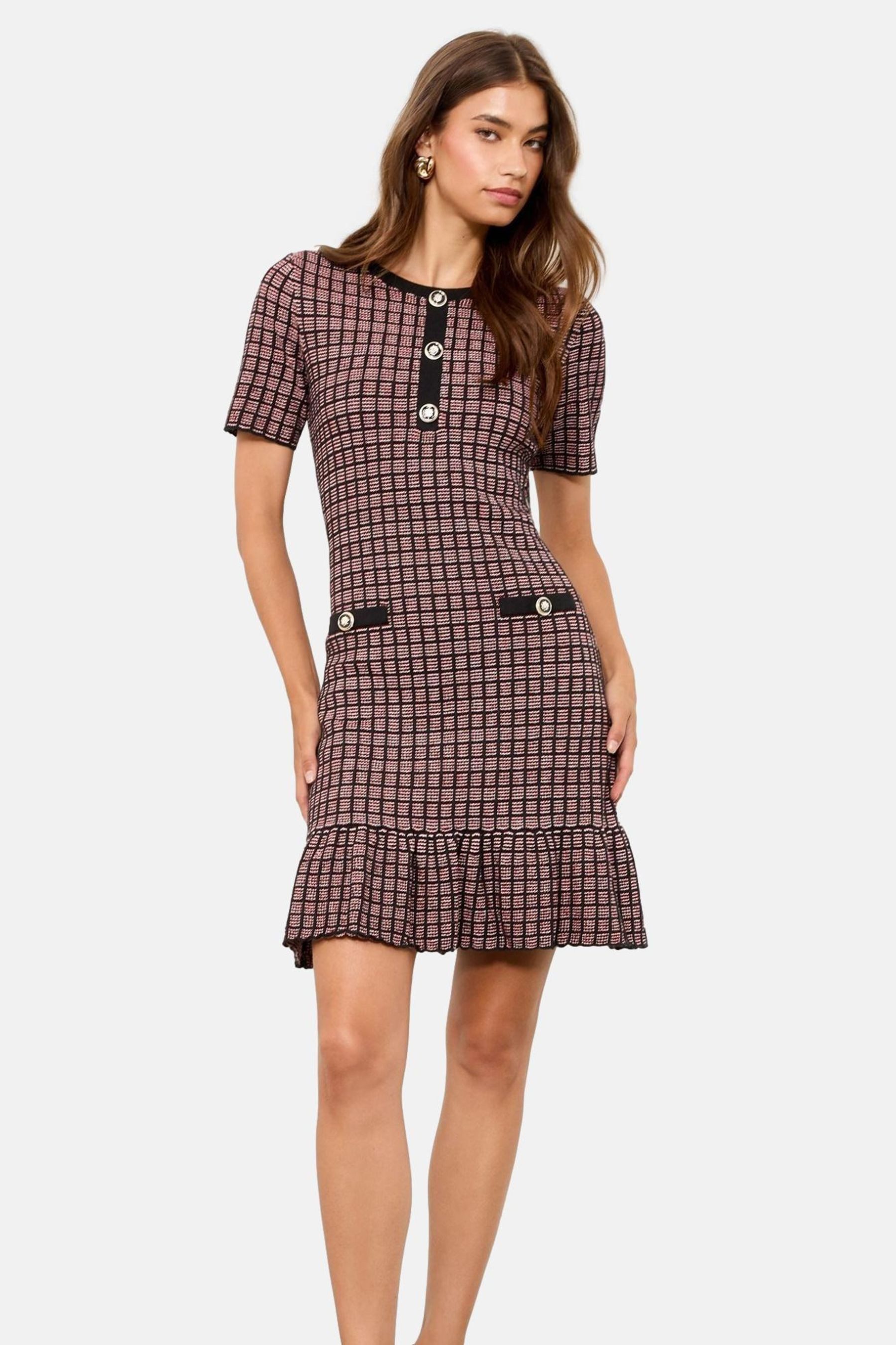 LIPSY Minikleid Lipsy Ausgestelltes Bouclé-Minikleid, Regular (1-tlg) günstig online kaufen