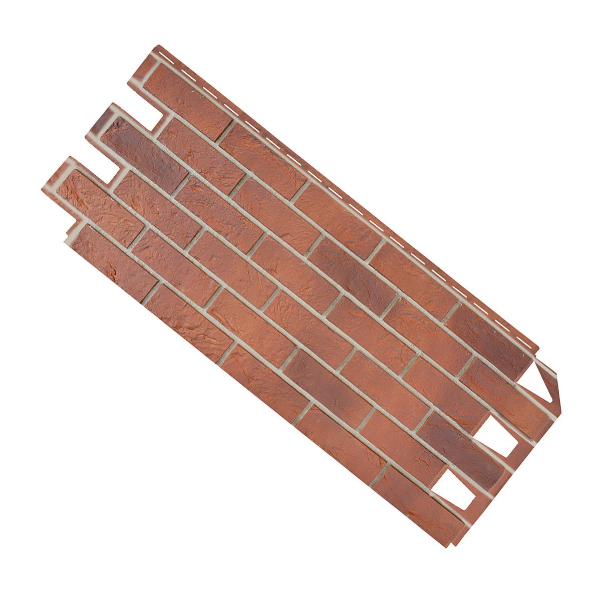 Modura Verkleidungspaneel ModuraWall Brick Platte 1130x44cm 10 St. 4,2 qm Klinker red, BxL: 44,00x112,50 cm, 0,50 qm, (Karton mit 10 Platten, 4,20 qm) Wandverkl – Bild 5 von 5