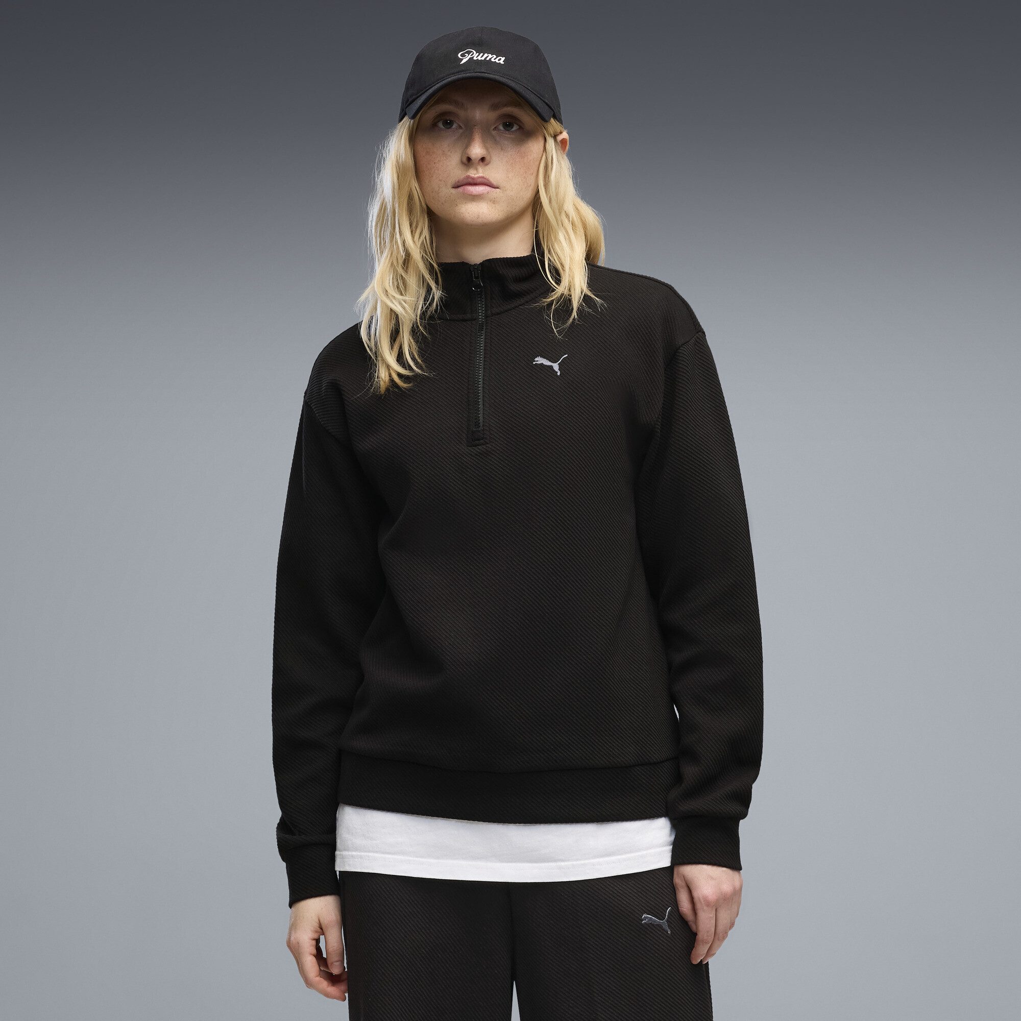 PUMA Sweatshirt Essentials Elevated Standard Sweatshirt mit Reißverschluss bis