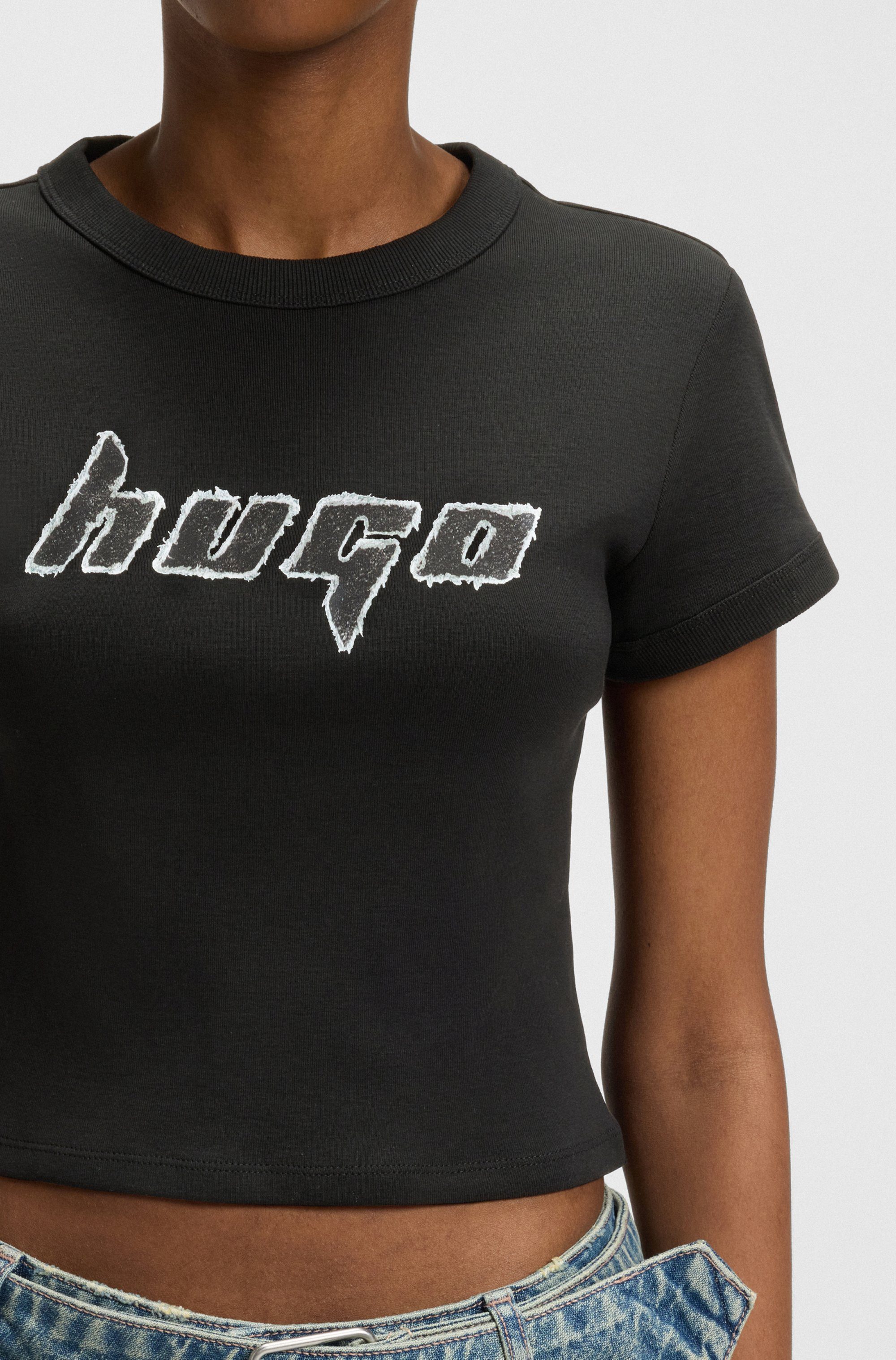 HUGO Blue T-Shirt Dalia mit Grafik-Artwork günstig online kaufen