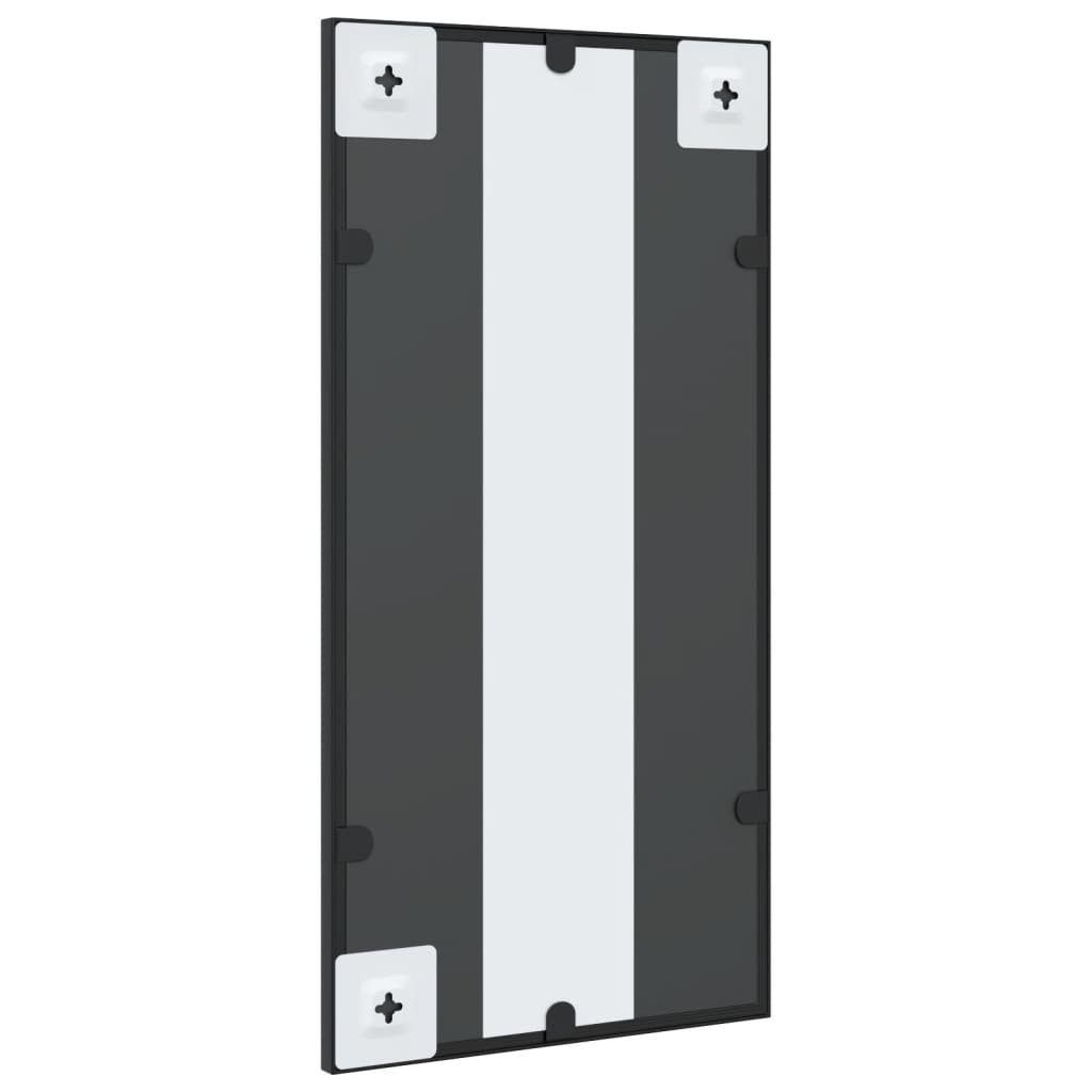 Eisen Wandspiegel Spiegel 30x60 (1-St) Schwarz Rechteckig cm vidaXL