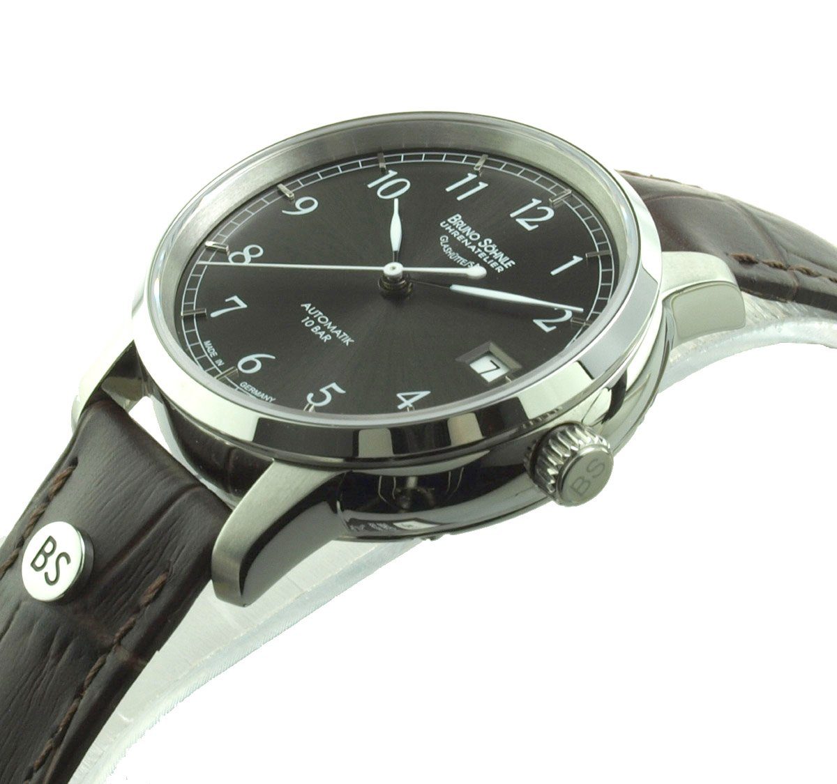 Uhr Automatikuhr BRUNO 17-12204-821 Small Automatik Hamburg Neu Damen SÖHNLE