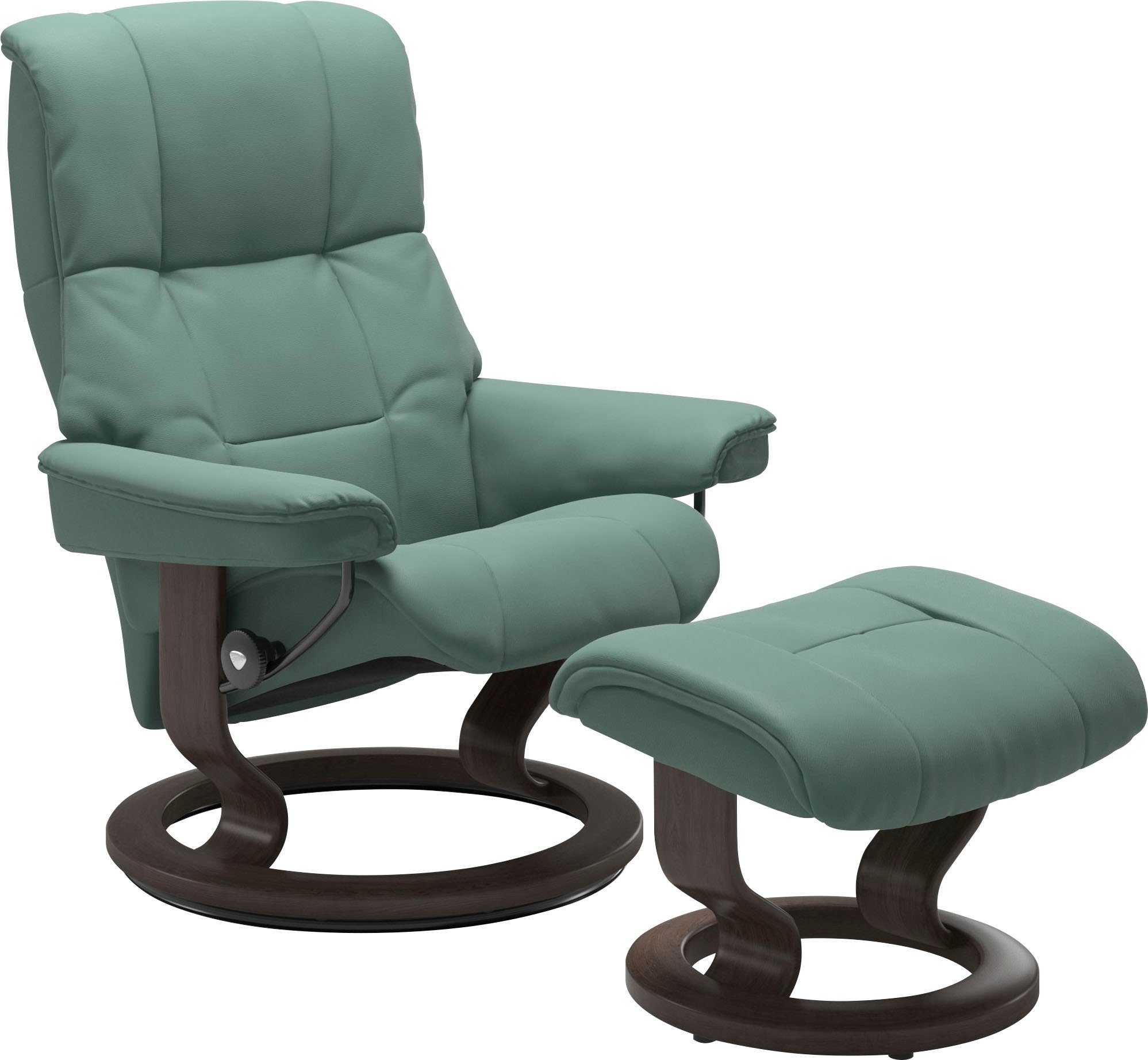 Stressless® Relaxsessel Mayfair (Set, Relaxsessel mit Hocker), mit Hocker, mit Classic Base, Größe S, M & L, Gestell Wenge
