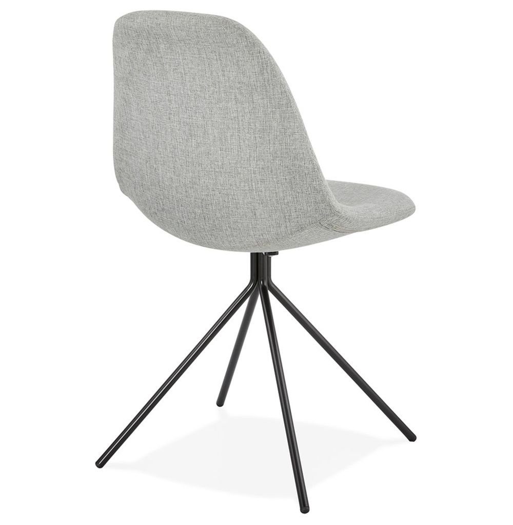 KADIMA OLIVIA Beige/Grau Stuhl DESIGN (light Esszimmerstuhl Textile