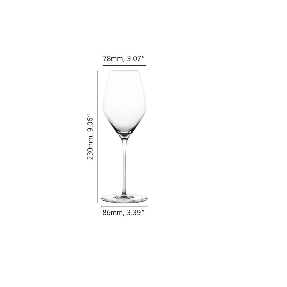 SPIEGELAU Sektglas Spiegelau Hi-Lite Champagnerglas 347 ml 4er Set, Kristallglas