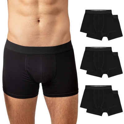 SNOCKS Boxershorts »Enge Unterhosen Herren Männer ohne Logo« (6-St) aus Bio-Baumwolle, ohne kratzenden Zettel