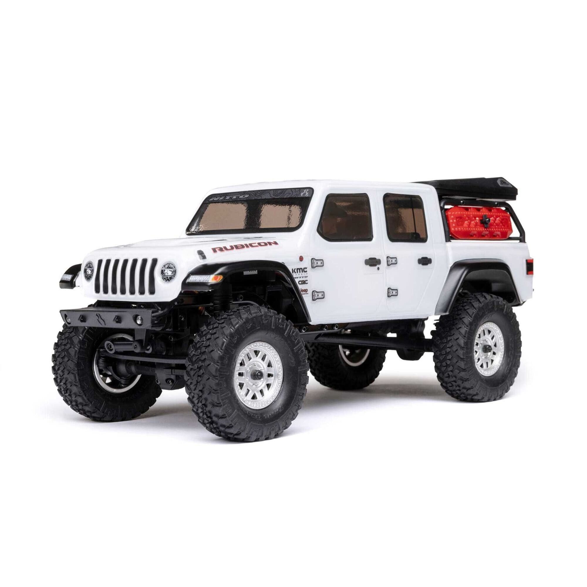 Axial RC-Buggy Axial 1:24 SCX24 Jeep JT Gladiator 4WD Rock Crawler Brushed RTR Weiss