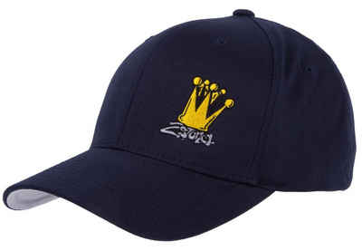 2Stoned Flex Cap Flexfit Cap mit Stick Crown von 2Stoned für Damen, Herren und Kinder hinten geschlossen, verstärkte Front, mittleres Profil