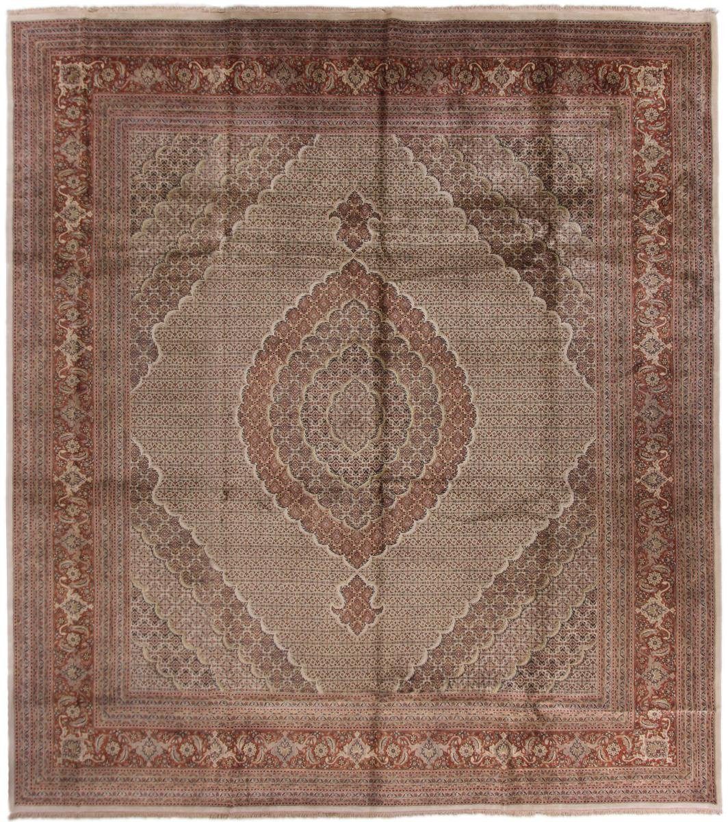 Trading, Täbriz Orientteppich, Handgeknüpfter Höhe: rechteckig, mm Nain 12 Orientteppich 362x399