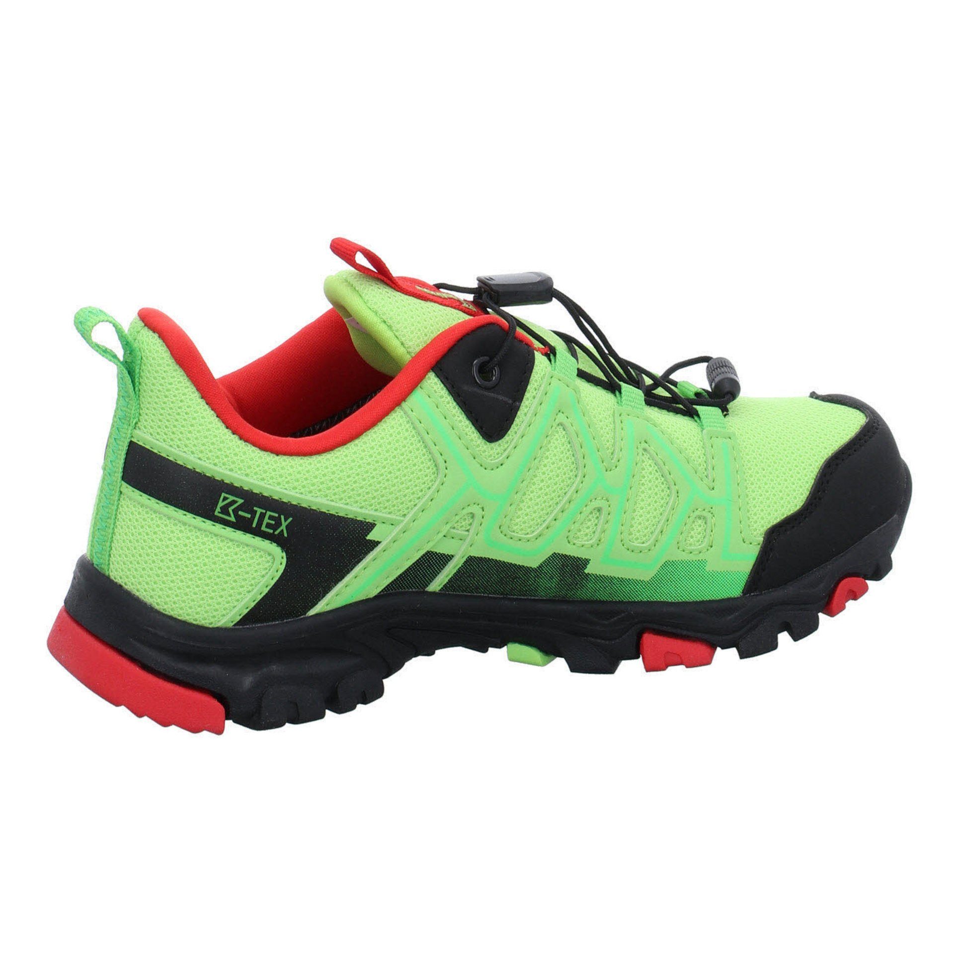 Schnürhalbschuhe Mädchen Synthetikkombination Outdoorschuh Stiefelette Kublas Lime Kastinger