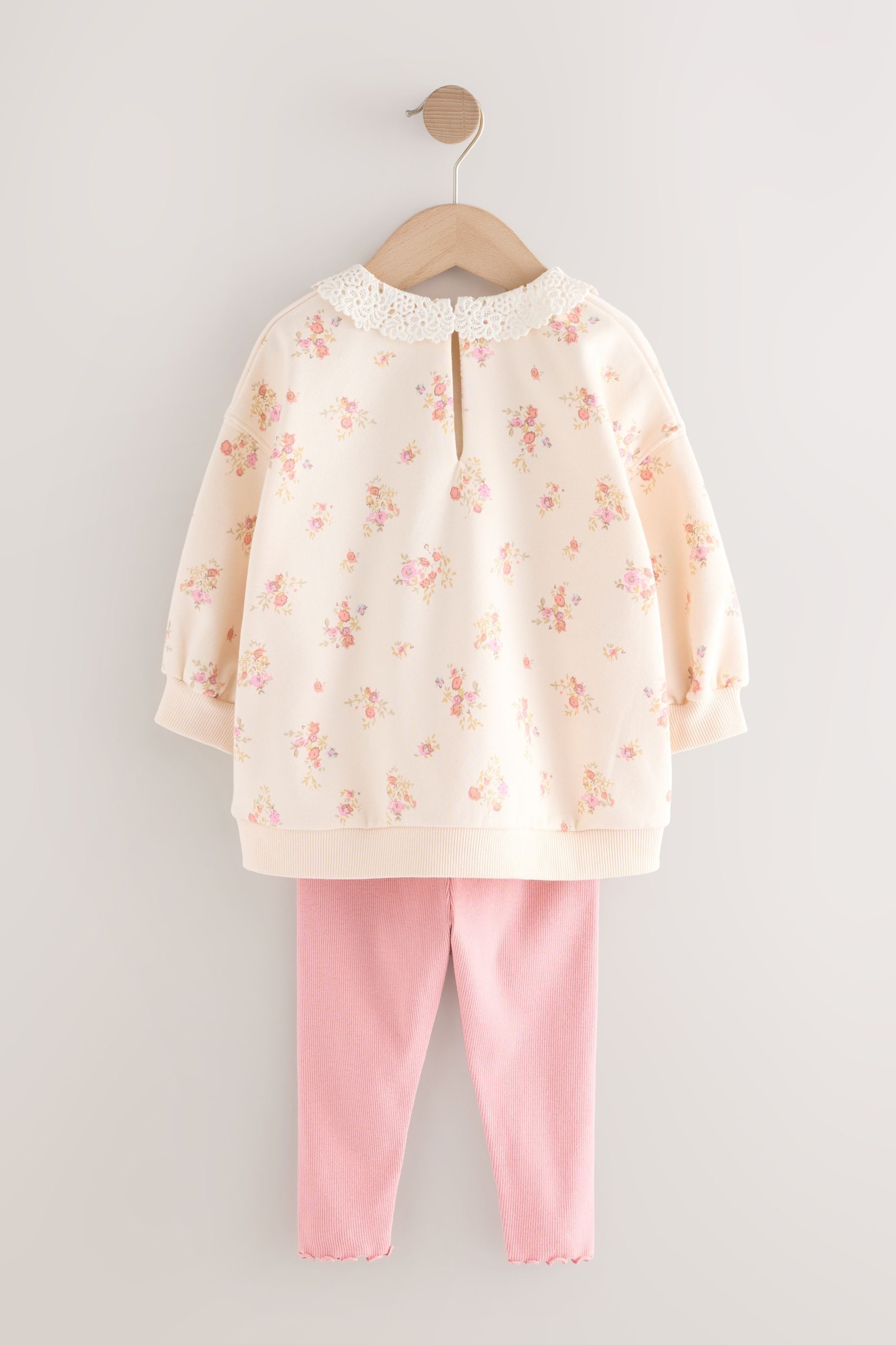 Next Top & Leggings Sweatshirt mit Kragen und Leggings im Set (2-tlg) – Bild 5 von 5