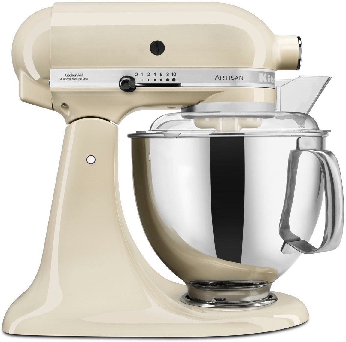 KitchenAid Küchenmaschine Küchenmaschine 5KSM175PSEAC ALMOND CREAM, 300 W, 4,8 l Schüssel, mit Zubehör im Wert von ca. 112,-€ UVP