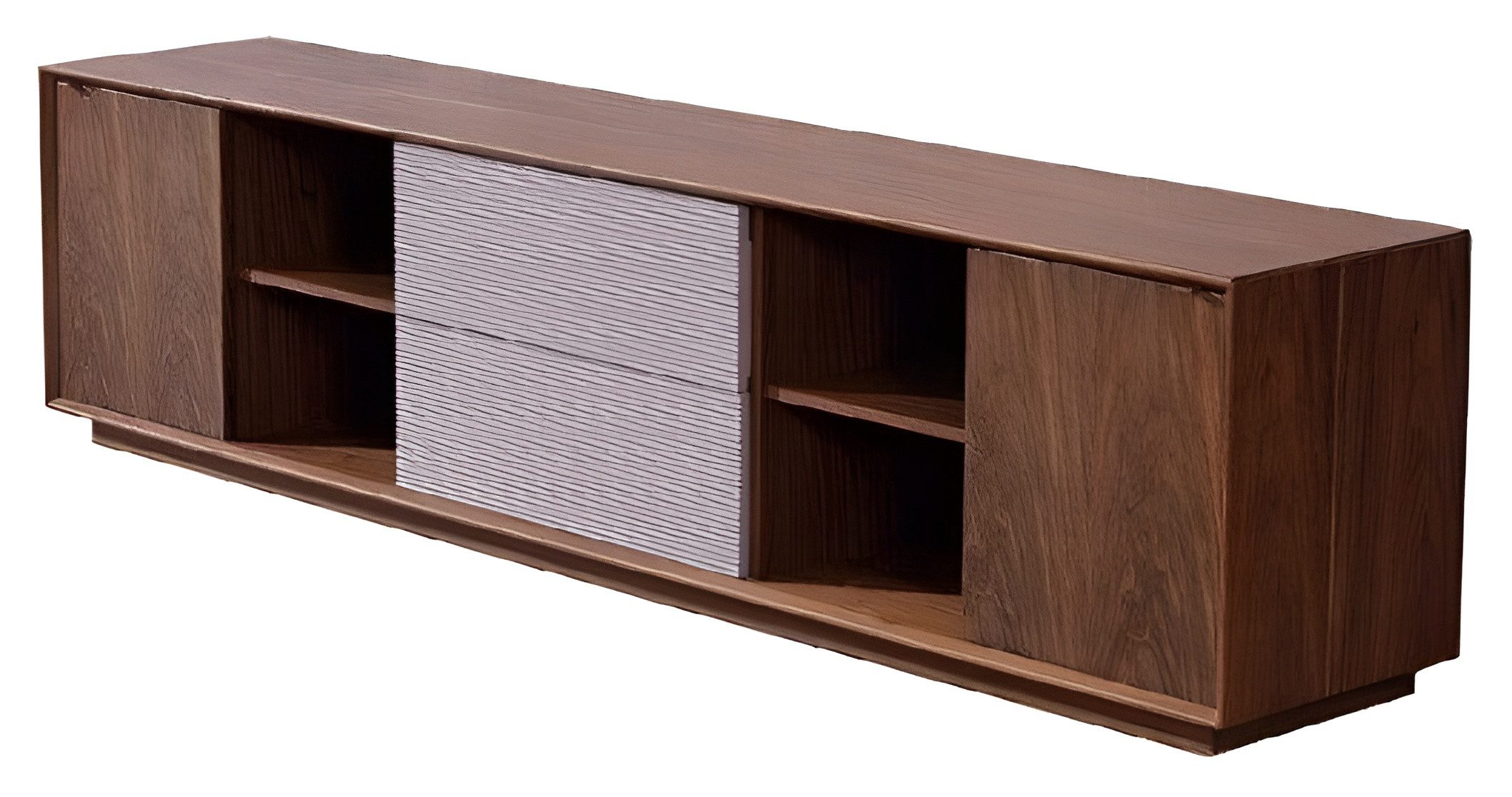 Lowboard Hochglänzendes TV-Board mit elegantem Design und Stauraum