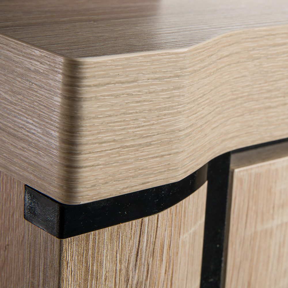 Lomadox Lowboard DUNEDIN-161, Fernsehschrank, 107cm, Sonoma Eiche günstig online kaufen